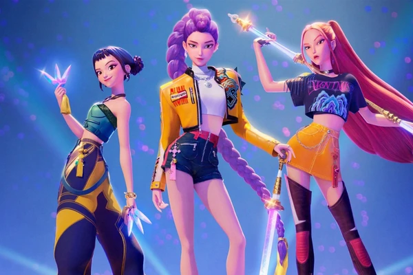  HUNTR/X é um grupo de K-pop da animação “Kpop Demon Hunters” ou "Guerreiras do K-Pop” por Reprodução