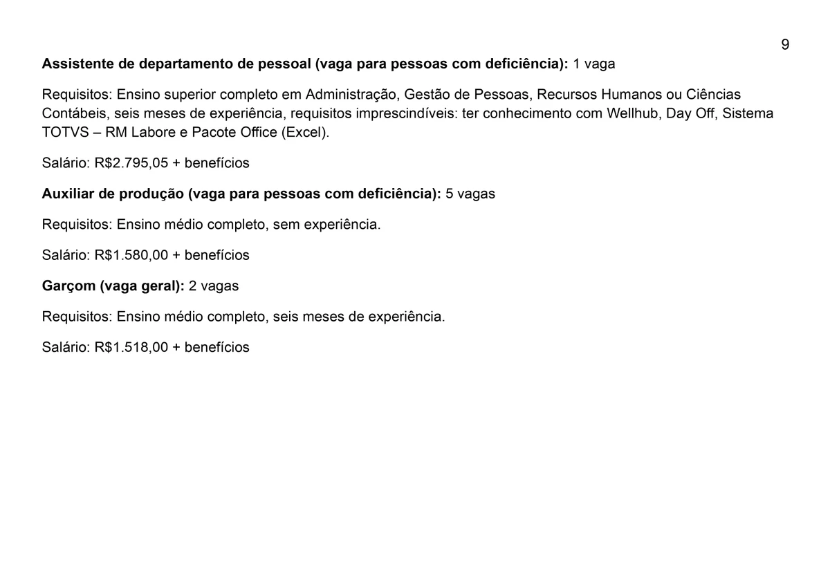 Veja vagas do Simm para esta terça-feira (8) por Reprodução