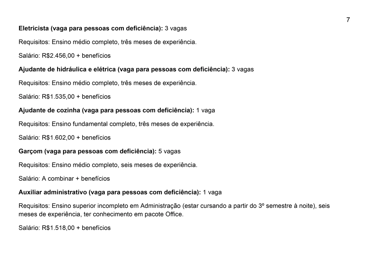 Veja vagas do Simm para esta terça-feira (8) por Reprodução