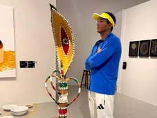 Imagem - Isaquias Queiroz visita exposição em Salvador e destaca cultura afro-brasileira