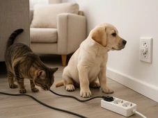 Imagem - Fique alerta para os riscos relacionados à eletricidade com pets em casa