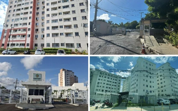 Alguns dos imóveis disponíveis em Salvador