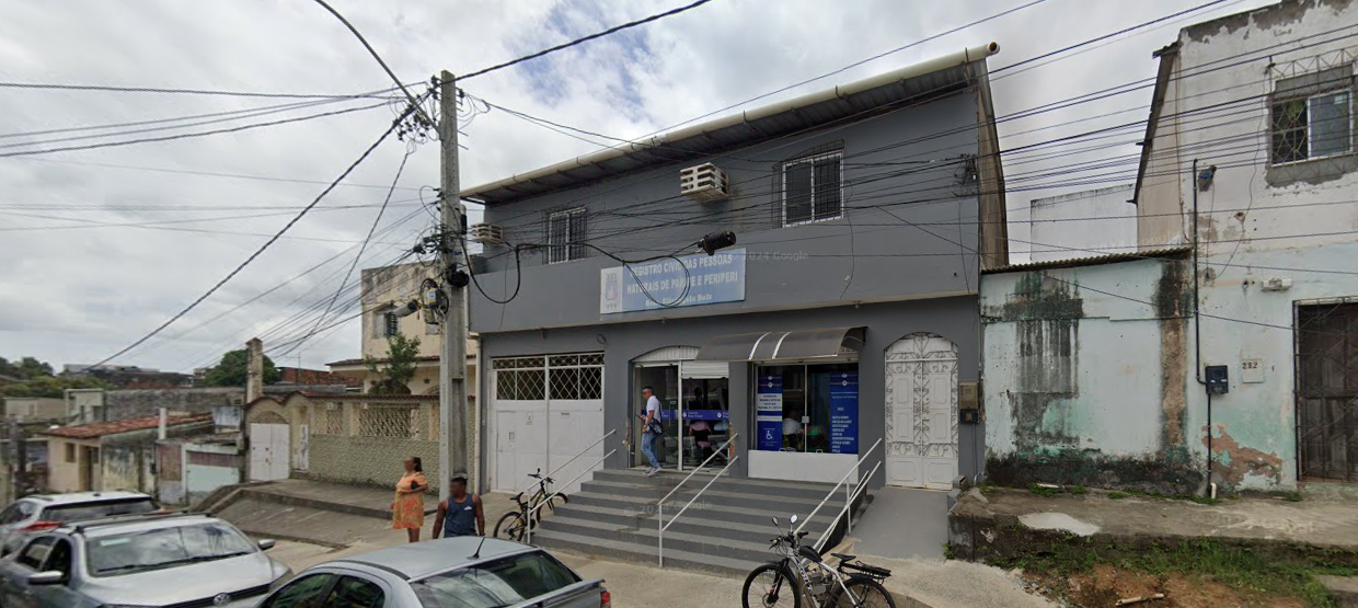 Registro Civil de Pessoas Naturais de Paripe e Periperi por Google Maps