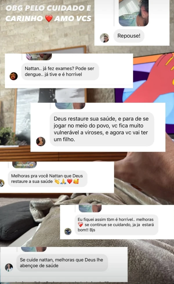 Cantor foi hospitalizando e se recupera em casa  por Reprodução | Instagram