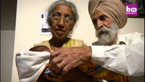Casal realiza sonho de ter filho após quase 50 anos de casamento