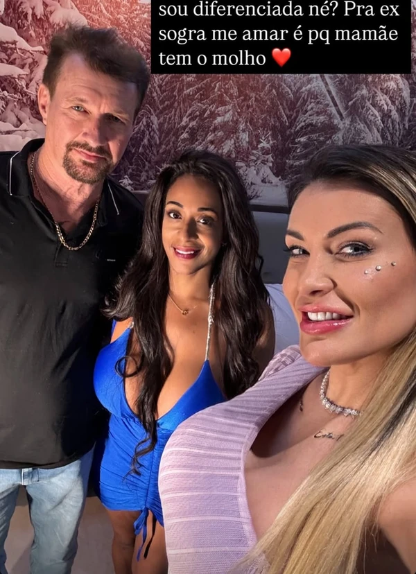 Pai de Andressa Urach segue passos da fillha por Reprodução | Instagram
