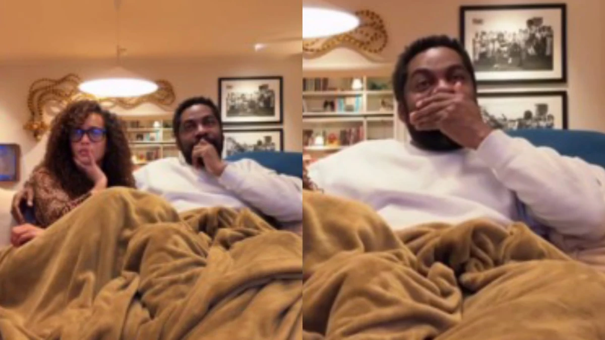 Taís Araujo mostra reação de Lázaro Ramos ao assistir cena do vestido em Vale Tudo