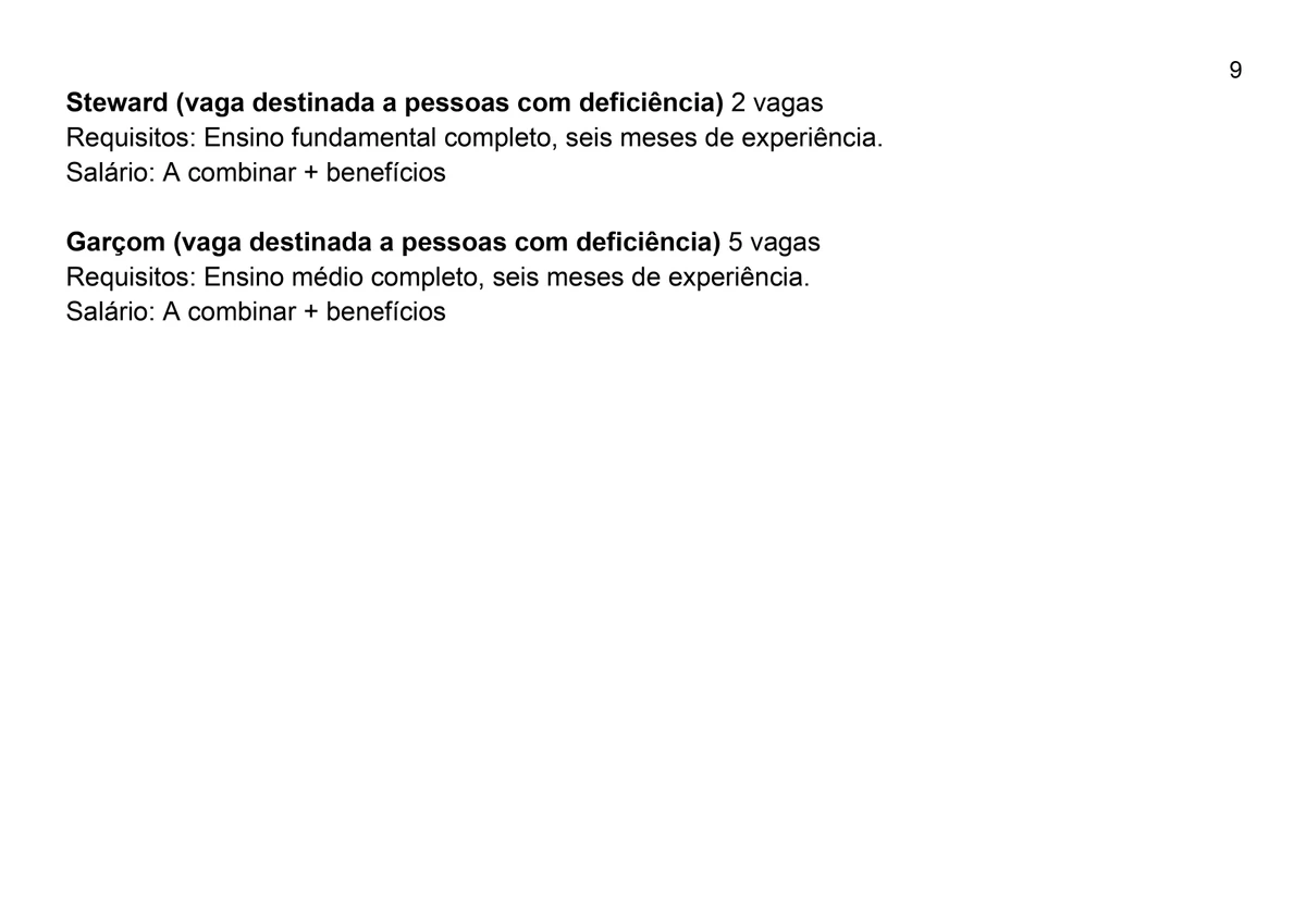 Vagas SIMM para esta quinta-feira (10) por Reprodução