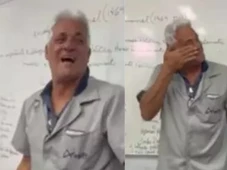 Imagem - Alunos surpreendem porteiro com convite para ser padrinho de formatura: 'Tenho vocês como filhos'