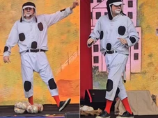 Imagem - Lembra dele? Felipe Dylon aparece irreconhecível vestido de cachorro em arraiá
