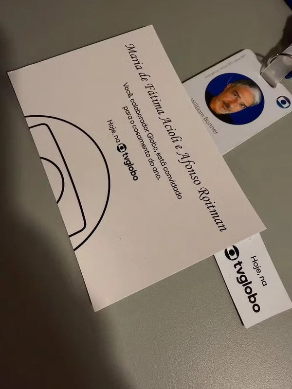 Convite do casamento de Fátima e Afonso