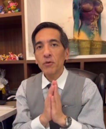Médico Edgar Lopez por Reprodução/Instagram 