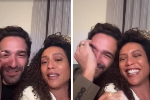 Taís Aráujo e Humberto Carrão