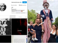 Imagem - Mulher de Eduardo Bolsonaro apaga fotos e adota tom religioso após marido apoiar tarifaço