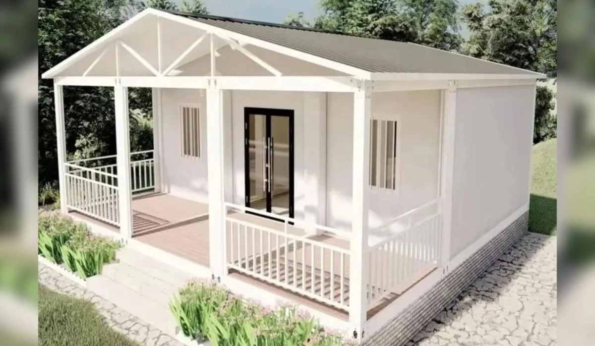 Casa dobrável pré fabricada de 37m2: ela permite escolher planta e números de quartos por Reprodução