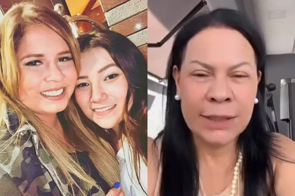 Marília Mendonça com a fã, Bruna por Reprodução