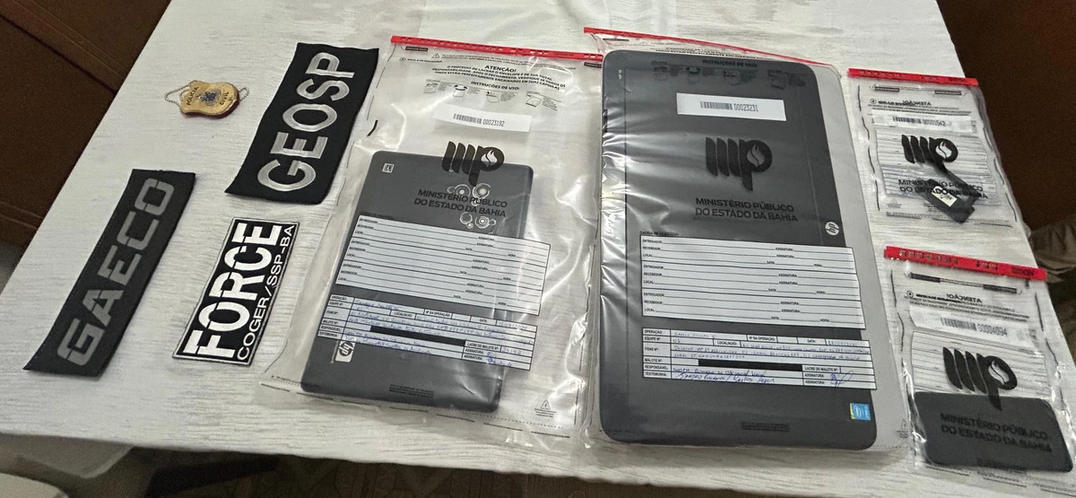 Material apreendido por Divulgação