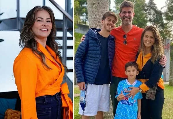 Suzana Alves e família por Reprodução