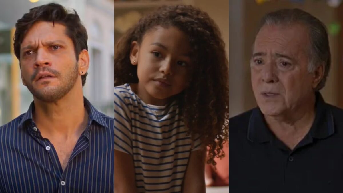 Vanderson, Sofia e Abel em "Dona de Mim" por Reprodução / TV Globo