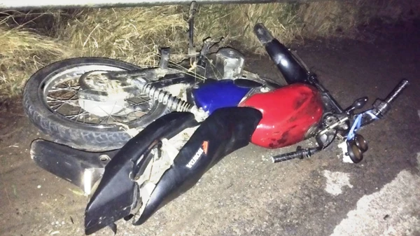 Acidente de moto na BA-120