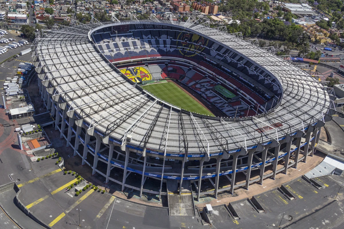 Estádio Azteca, Cidade do México, onde serão disputados jogos da Copa do Mundo 2026 por Shutterstock
