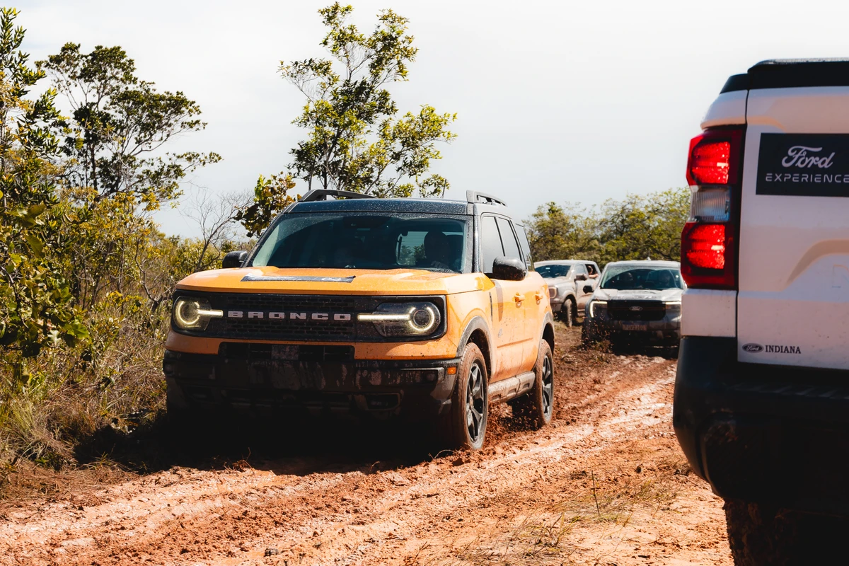 Ford Bronco Sport na trilha por Lucas Cavalcante/ Divulgação