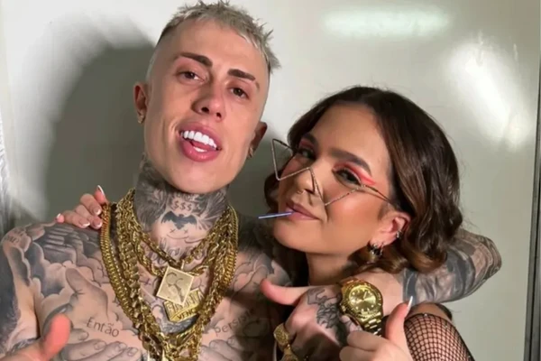 Funkeiro e atriz estiveram juntos por quase dois anos