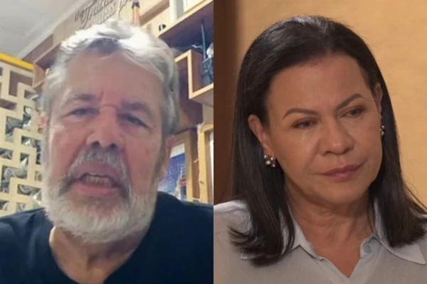 George Freitas, pai de Henrique Bahia, e Dona Ruth