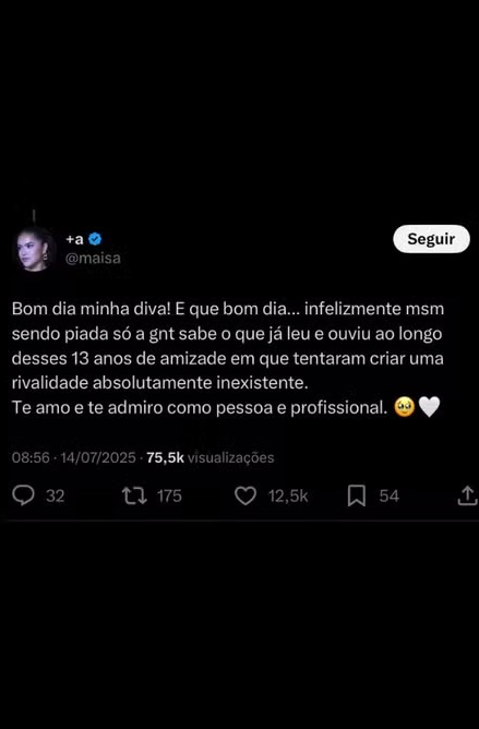 Larissa Manoela rebate piada do 'Fantástico' e Maísa sai em defesa por Reprodução/X
