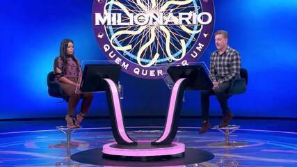 Você saberia a resposta da pergunta de R$ 1 milhão? por Reprodução/TV Globo