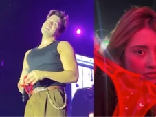 Imagem - Luan Santana confunde calcinha comestível, morde peça no palco e fãs criticam