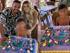 Imagem - Ex-jogador do Barcelona sofre ataques após filho usar vestido em festa de aniversário