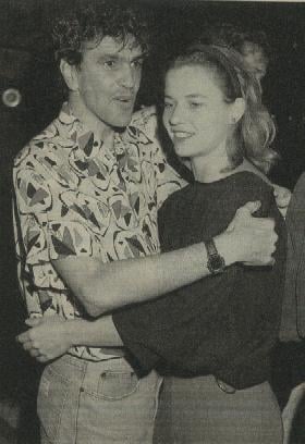 Caetano Veloso e Vera Zimmermann (‘Vera Gata’) em 1991 por Reprodução 