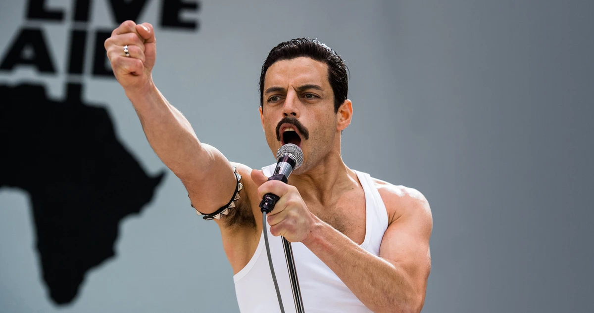 Freddy Mercury em 'Bohemian Rhapsody