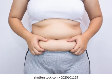 Gordura abdominal é preocupante por Shutterstock