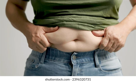 Gordura abdominal é preocupante por Shutterstock