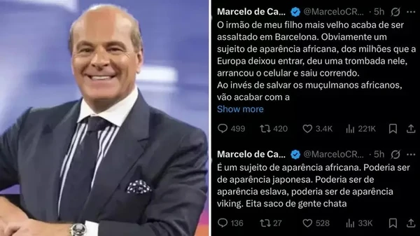 Marcelo de Carvalho por Reprodução/X