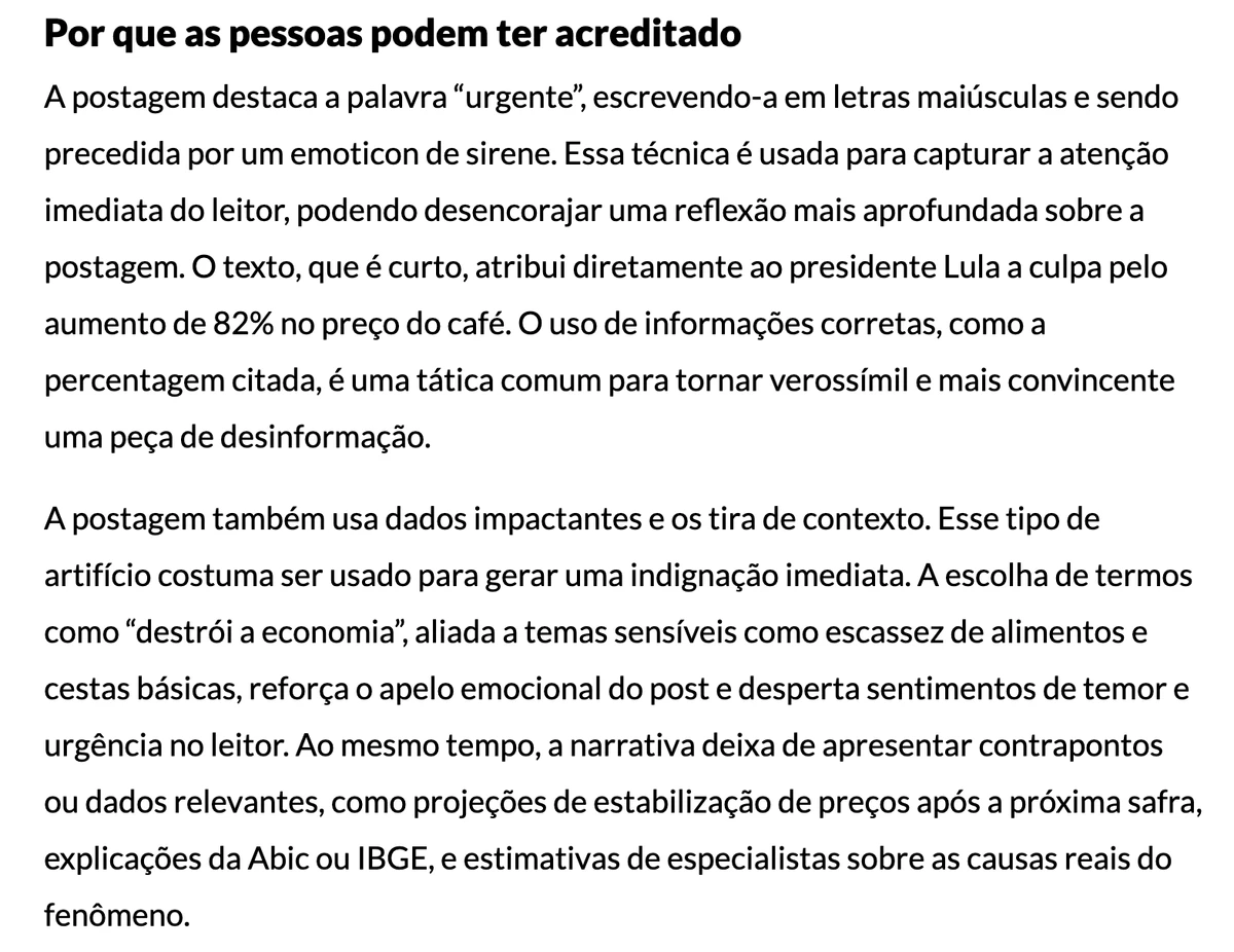 Por que as pessoas podem ter acreditados