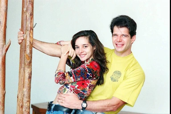 Daniella Perez e Raul Gazolla por Reprodução