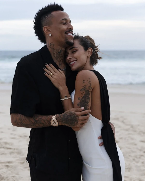 Eder Militão e Tainá Castro por Reprodução/Instagram