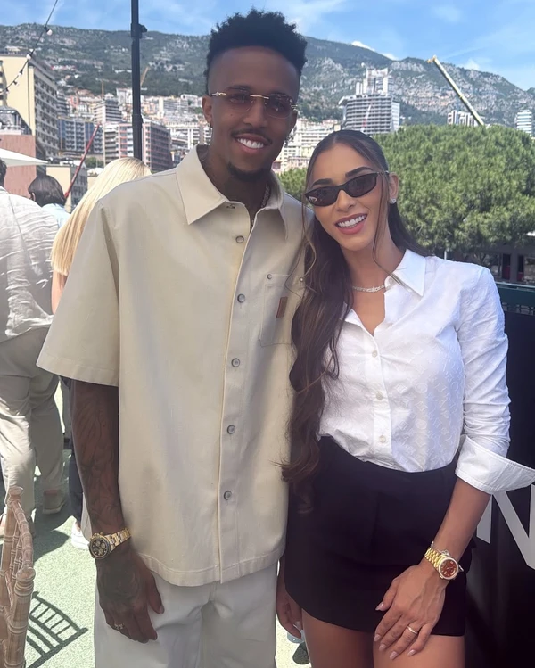Eder Militão e Tainá Castro por Reprodução/Instagram