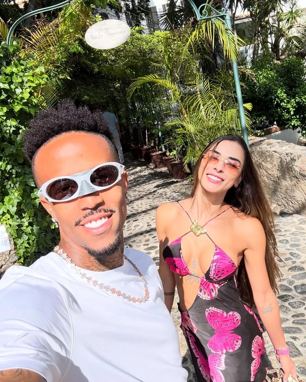 Eder Militão e Tainá Castro por Reprodução/Instagram