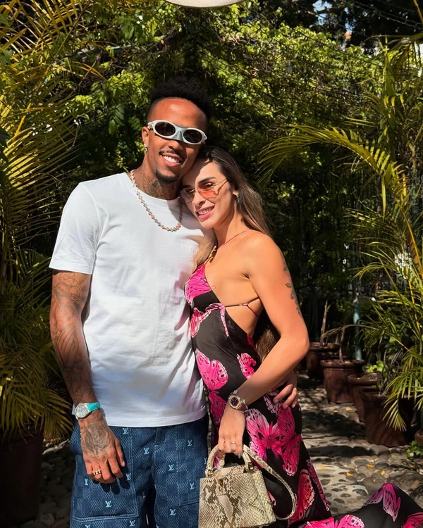 Eder Militão e Tainá Castro por Reprodução/Instagram