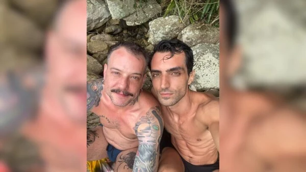 Fabricio Santana se casou com o diretor de desfile e casting Bill Macintyre  por Reprodução/Redes Sociais 