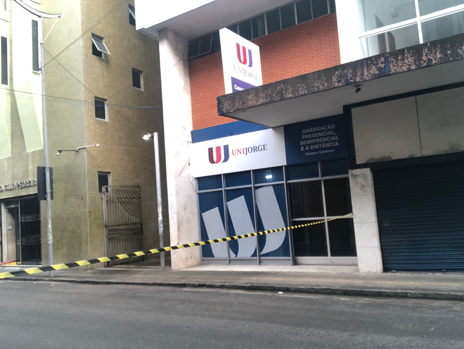 Faculdade ficou sem aulas por Wendel Novais/CORREIO