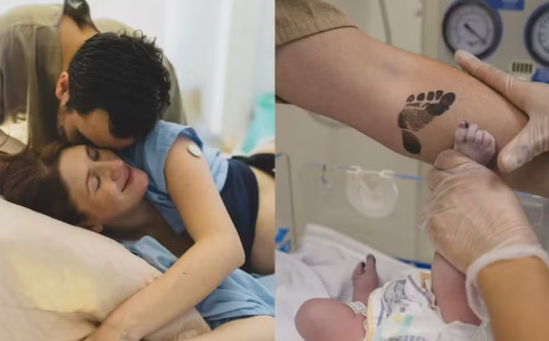 Nasce Bernardo, filho de Dani Calabresa por Reprodução/Instagram