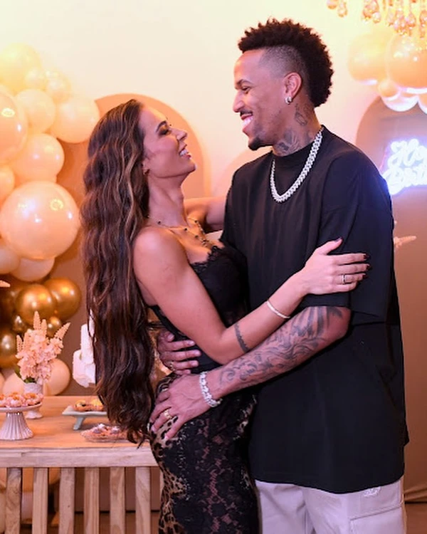 Tainá Castro e Eder Militão por Reprodução/Instagram
