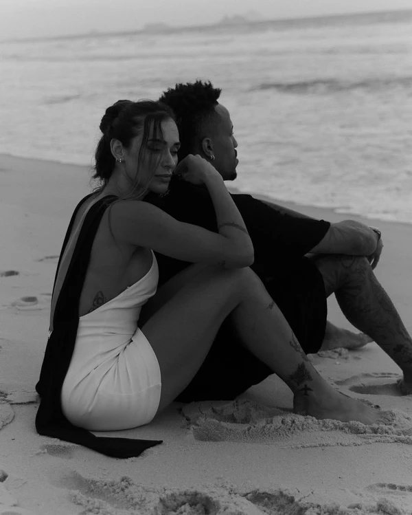 Tainá Castro e Eder Militão por Reprodução/Instagram