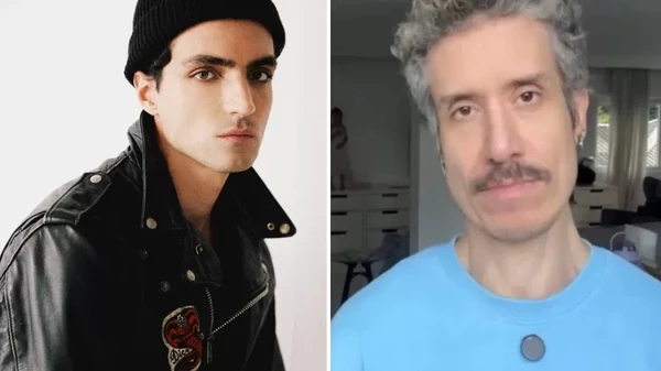 Theodoro Cochrane e o modelo Fabricio Santana terminaram o romance em 2021  por Reprodução/Redes Sociais 