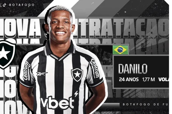 Anúncio de Danilo no Botafogo 
